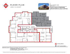 100 B St, Santa Rosa, CA for lease Floor Plan- Image 1 of 1