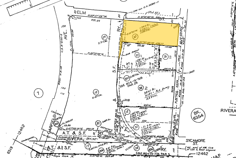 2915-2917 S Vail Ave, Commerce, CA for lease - Plat Map - Image 2 of 2