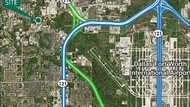 1070 S Kimball Ave, Southlake, TX - AERIAL  map view