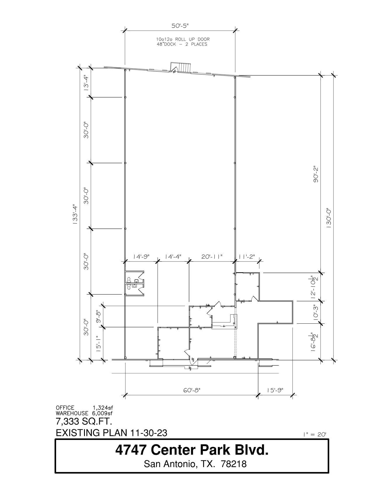 4727-4751 Center Park Blvd, San Antonio, TX for lease Floor Plan- Image 1 of 1