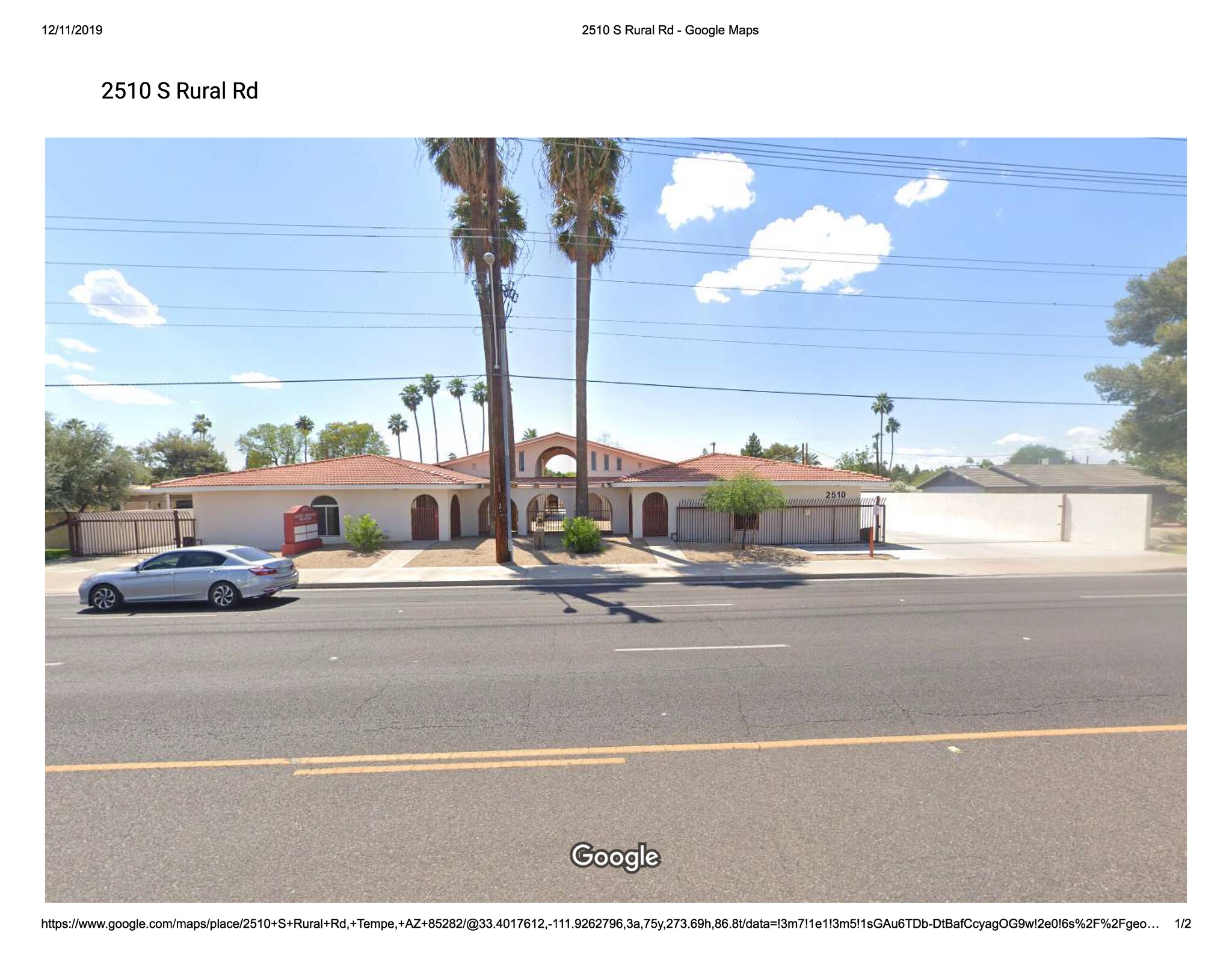 2510 S Rural Rd, Tempe, AZ for sale Building Photo- Image 1 of 1