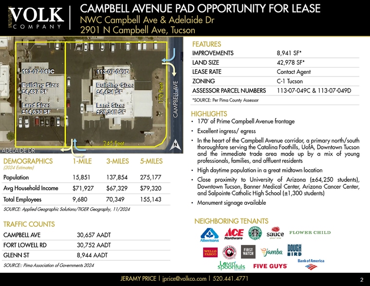 2901 N Campbell Ave, Tucson, AZ for lease - Other - Image 2 of 10