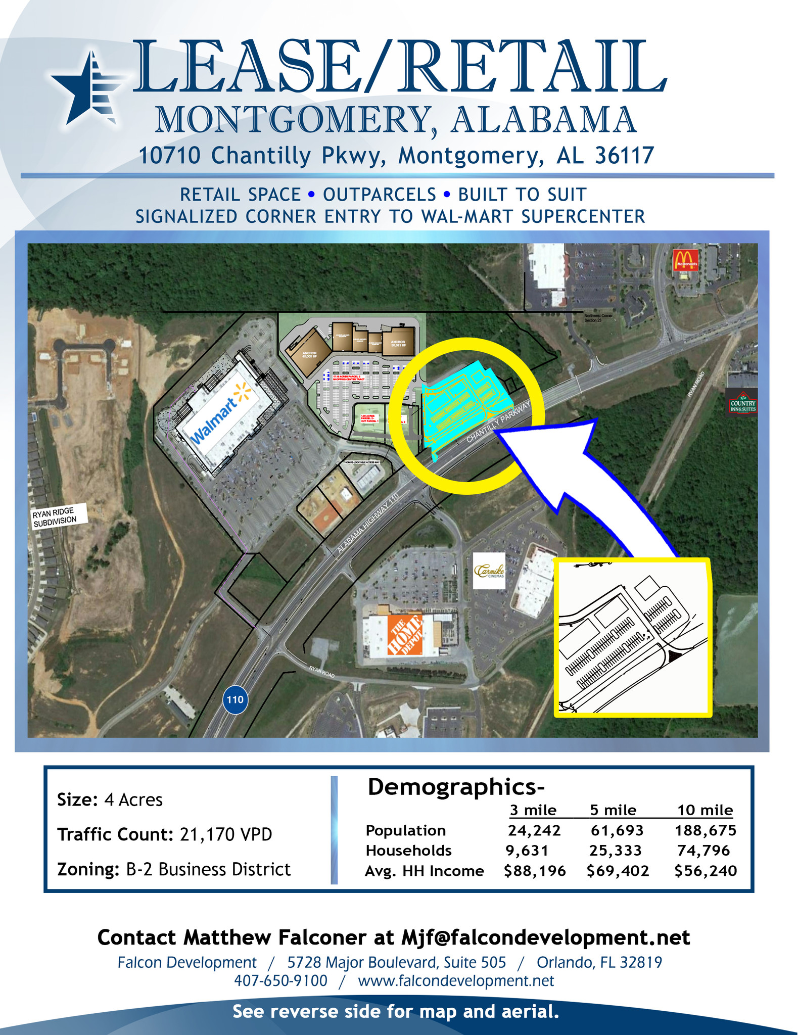 10710 Chantilly Pky, Montgomery, AL for sale Site Plan- Image 1 of 2