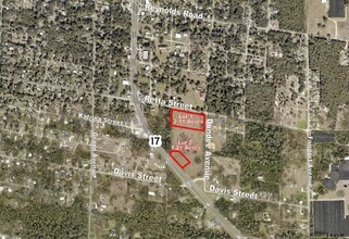 US HWY 17 & Dundee Ave, De Leon Springs, FL - AERIAL map view