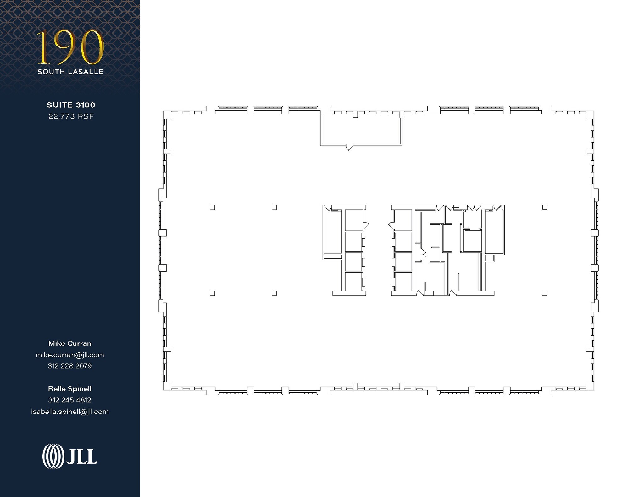 190 S La Salle St, Chicago, IL for lease Floor Plan- Image 1 of 1