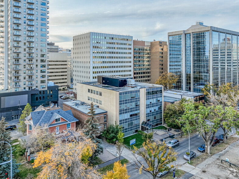 9912 106th St NW, Edmonton, AB for lease - Aerial - Image 3 of 4