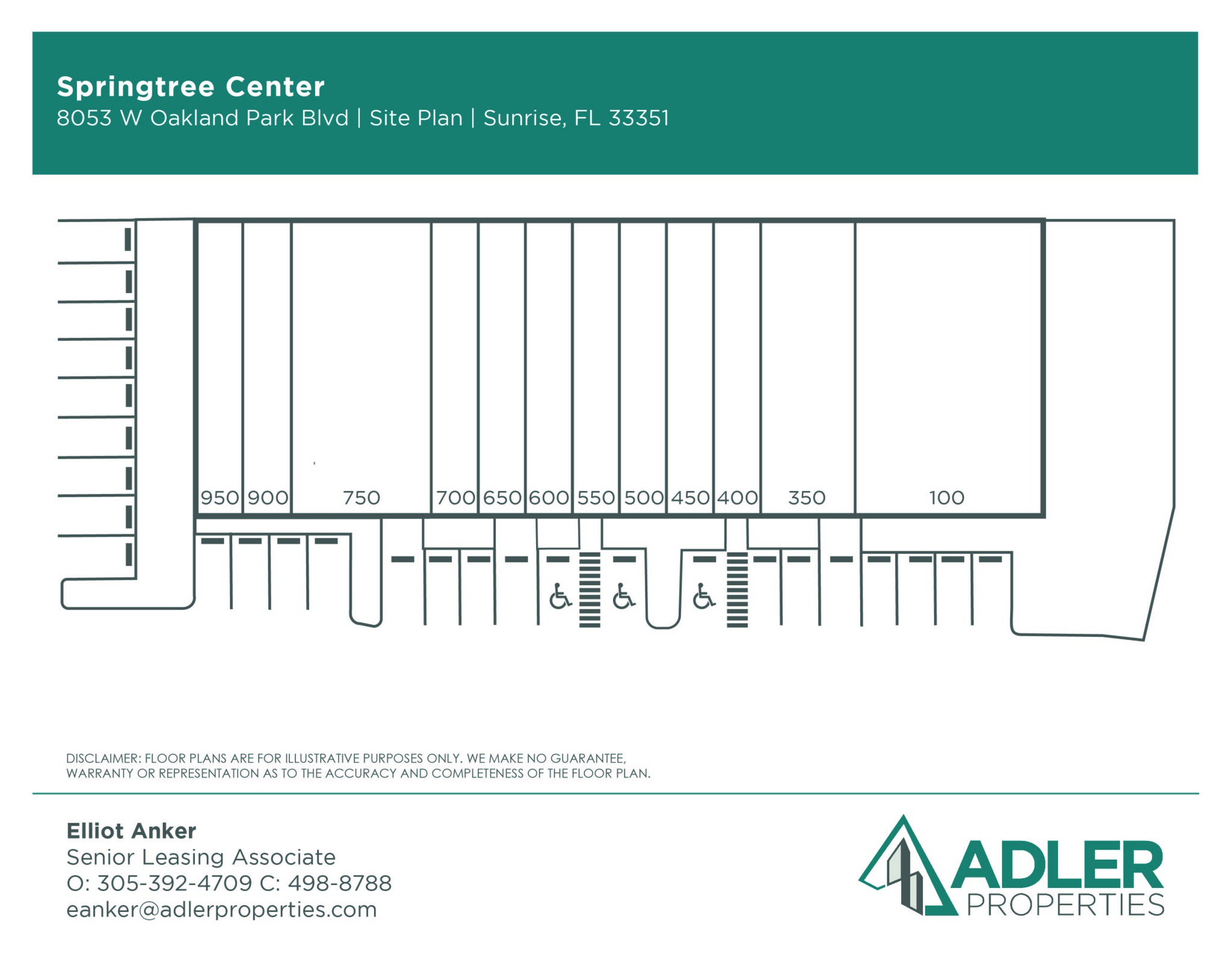 8053 W Oakland Park Blvd, Sunrise, FL for lease Floor Plan- Image 1 of 1