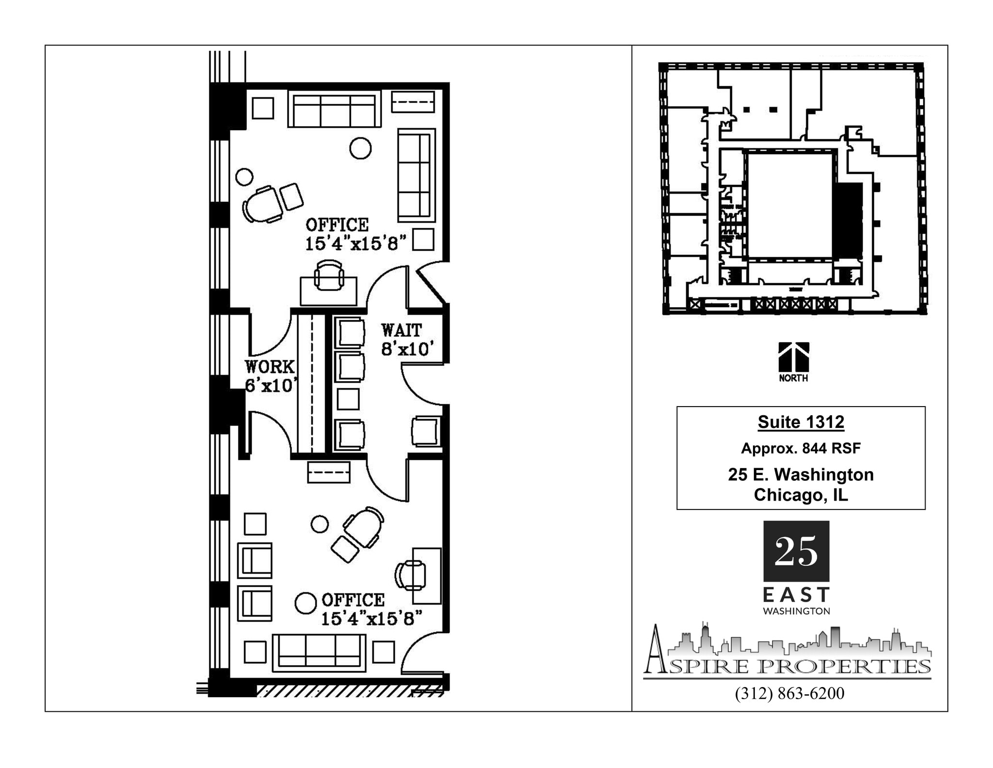 25 E Washington St, Chicago, IL for lease Site Plan- Image 1 of 1