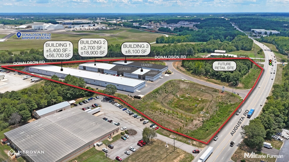 Augusta Rd & Donaldson Rd, Greenville, SC for lease - Building Photo - Image 2 of 18