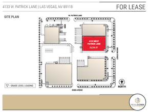 4133 W Patrick Ln, Las Vegas, NV for lease Site Plan- Image 2 of 5