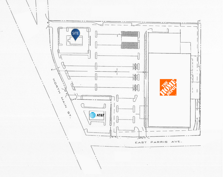 2300 N Main St, High Point, NC for lease - Site Plan - Image 2 of 2