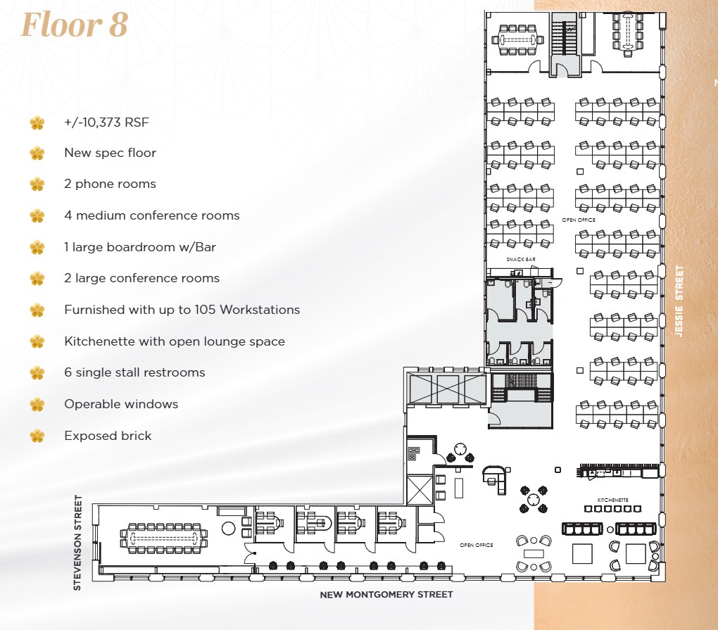 55 New Montgomery St, San Francisco, CA for lease Floor Plan- Image 1 of 1