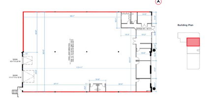 2175 29th St NE, Calgary, AB for lease Floor Plan- Image 1 of 1