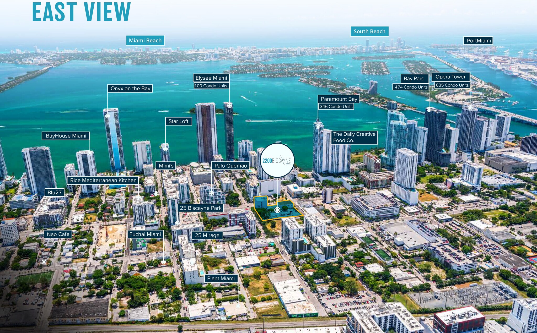 2200 Biscayne Blvd, Miami, FL for sale Aerial- Image 1 of 1