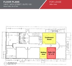 108 E 38th St, Sioux Falls, SD for lease Floor Plan- Image 1 of 1