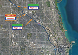 3410 W Belmont Ave, Chicago, IL - aerial  map view - Image1