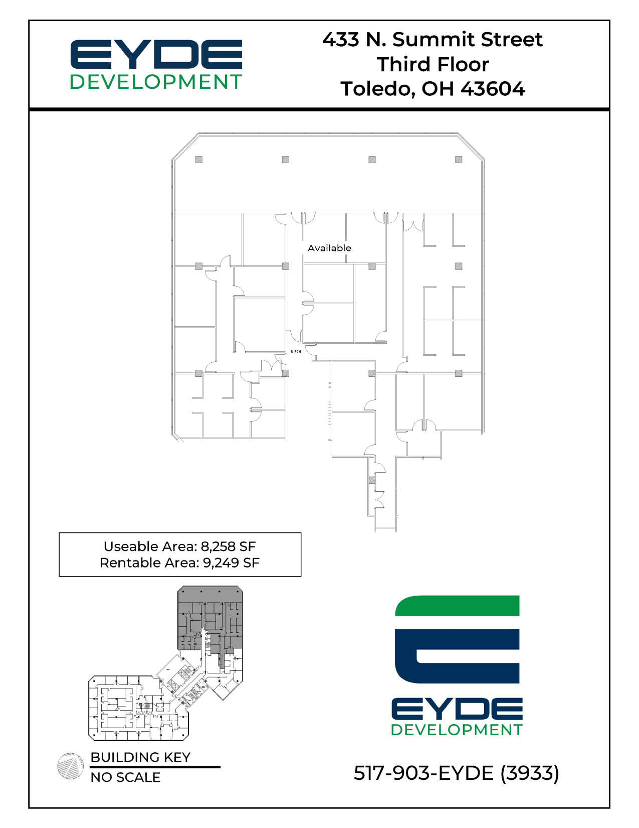 433 N Summit St, Toledo, OH for lease Floor Plan- Image 1 of 1