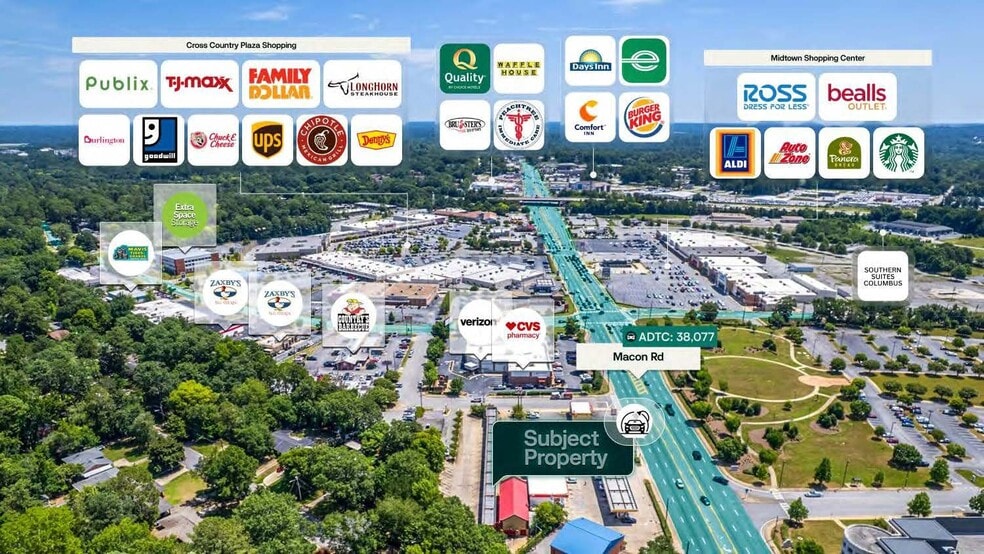 3101 Mercury Dr, Columbus, GA for sale - Aerial - Image 2 of 2