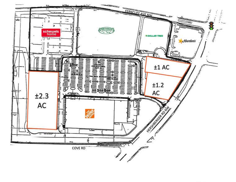 Hershberger Rd NW, Roanoke, VA for sale - Site Plan - Image 2 of 5