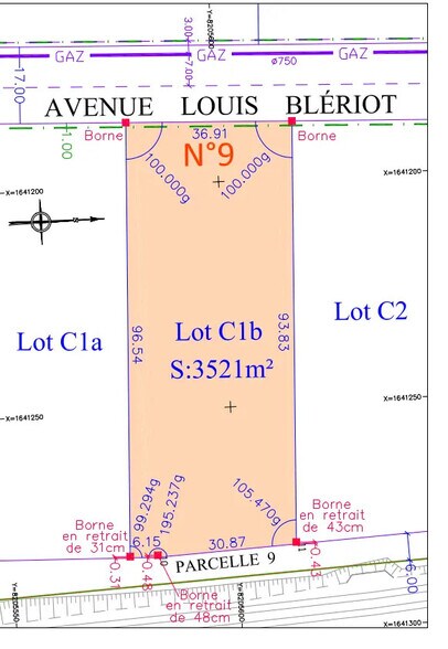 Land in Frépillon for sale - Site Plan - Image 2 of 2