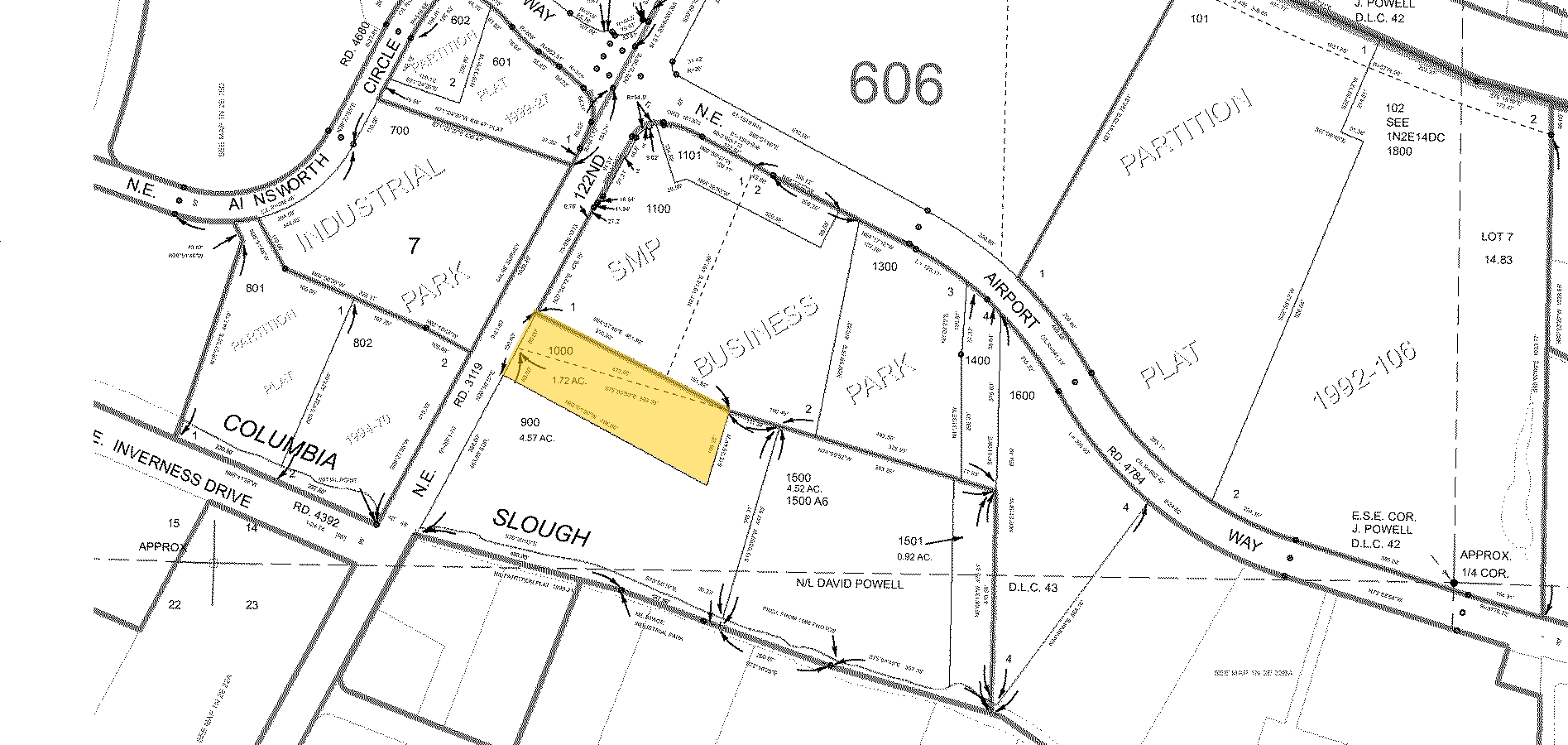 5600 NE 122nd Ave, Portland, OR for sale Plat Map- Image 1 of 1