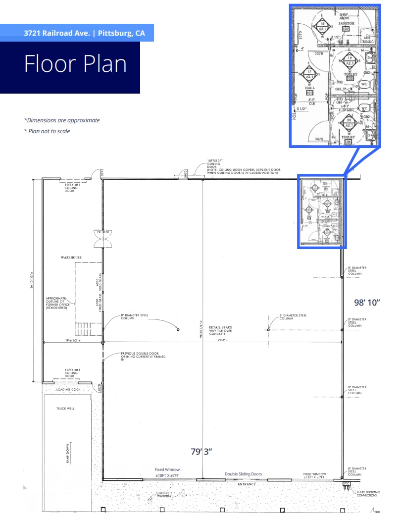 3721-3725 Railroad Ave, Pittsburg, CA for lease Floor Plan- Image 1 of 1