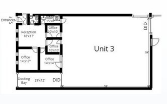 2039-2041 Foster Ave, Wheeling, IL for lease Floor Plan- Image 1 of 1
