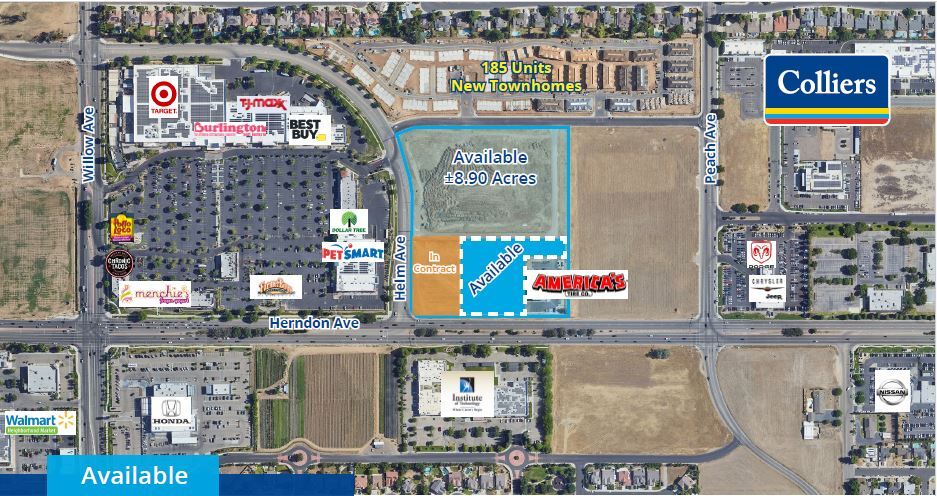 NEC Herndon & Helm Ave, Clovis, CA for lease Building Photo- Image 1 of 4