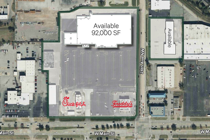 2417 W Main St, Norman, OK for lease - Site Plan - Image 2 of 3