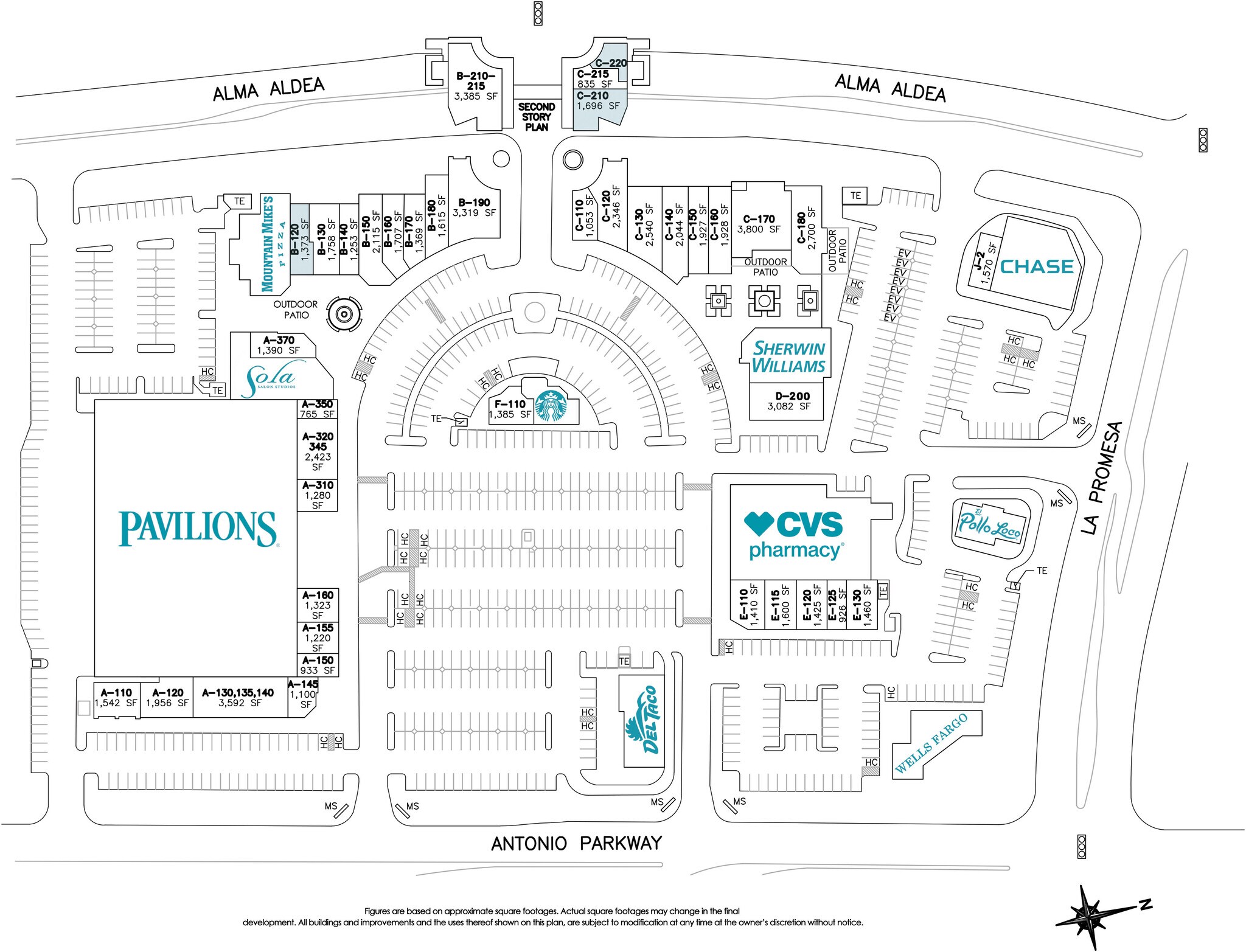 22361-22451 Antonio Pky, Rancho Santa Margarita, CA for lease Site Plan- Image 1 of 1
