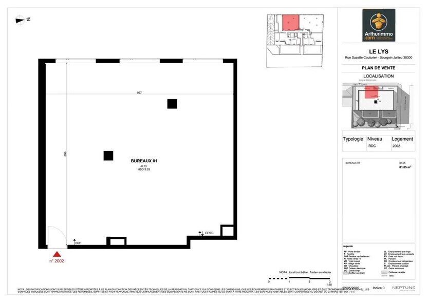 Retail in Bourgoin-Jallieu for sale - Floor Plan - Image 2 of 4