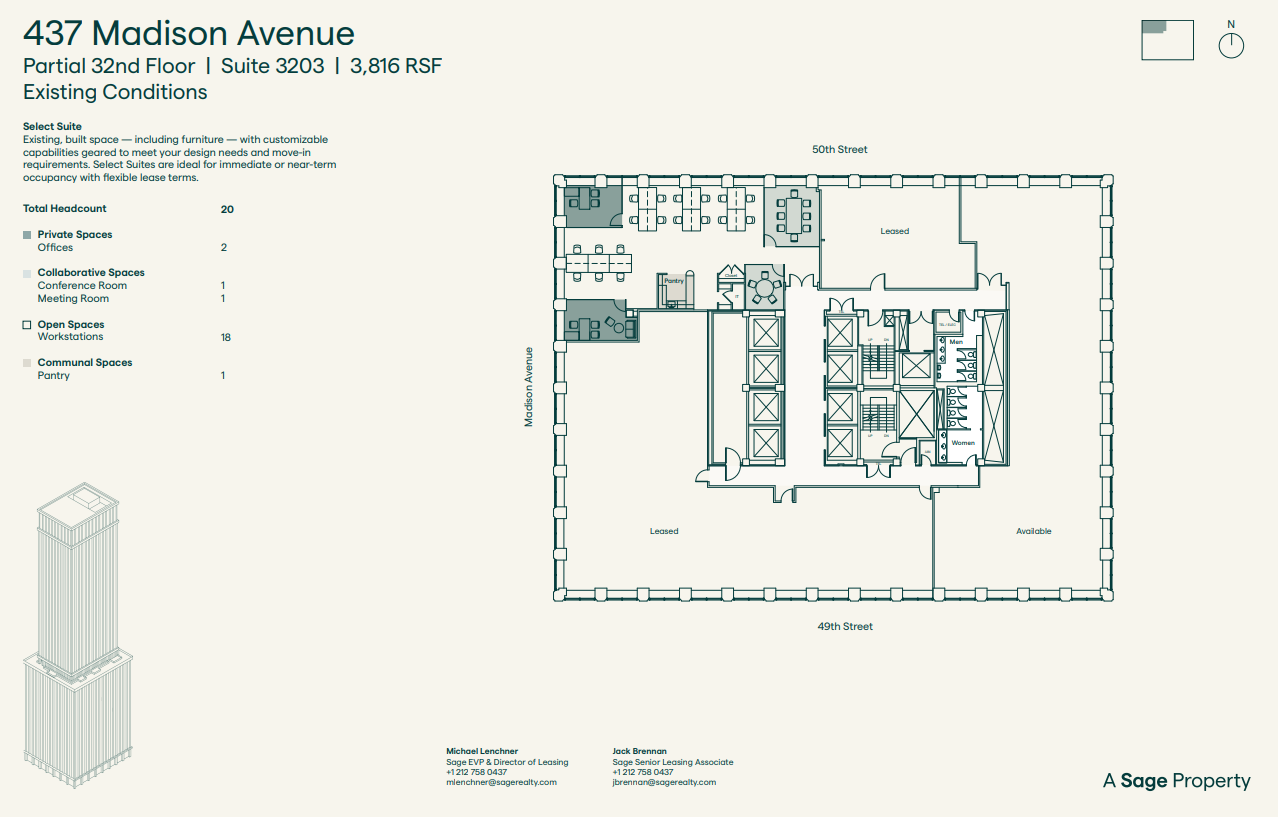 437 Madison Ave, New York, NY for lease Floor Plan- Image 1 of 1