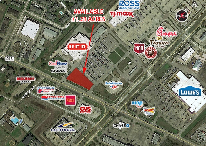 518 FM Pearland Pky, Pearland, TX for lease - Aerial - Image 2 of 3