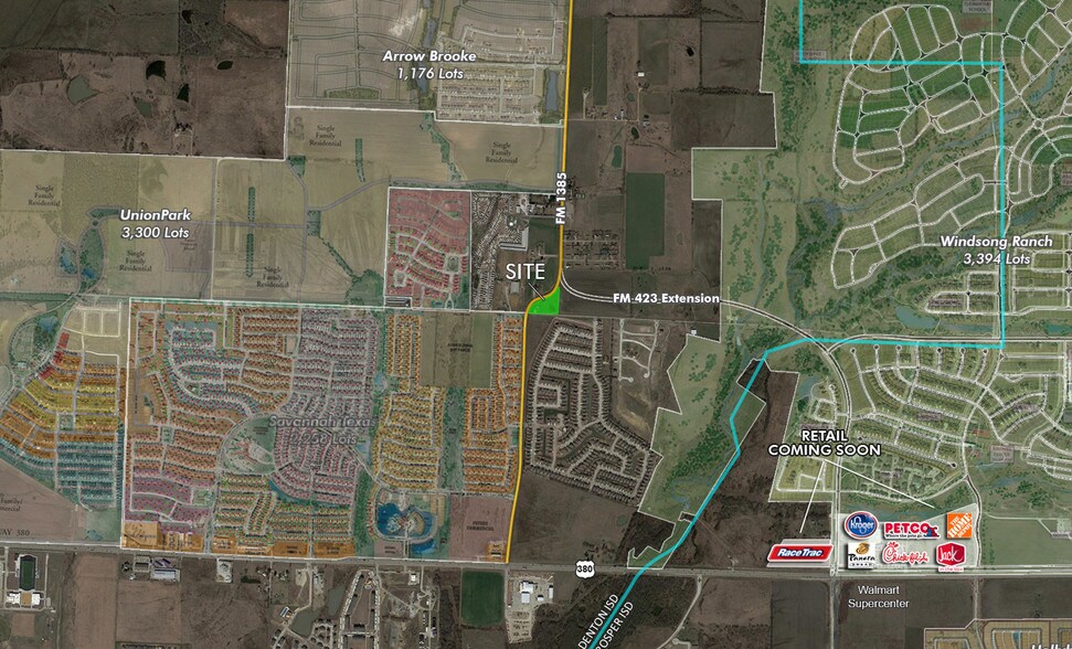 Fishtrap Rd & FM-1385, Prosper, TX for sale - Aerial - Image 1 of 1