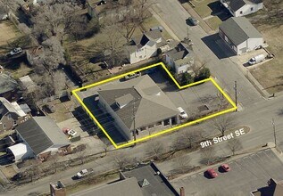 414 9th St SE, Roanoke, VA - AERIAL  map view