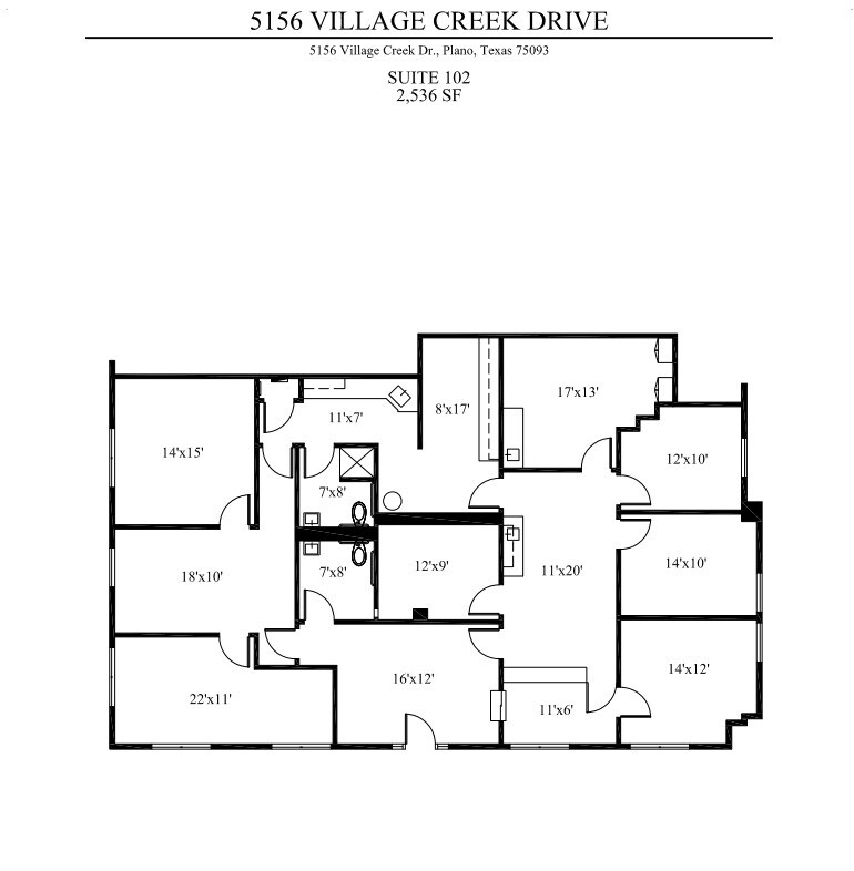 5156 Village Creek Dr, Plano, TX for sale Floor Plan- Image 1 of 1