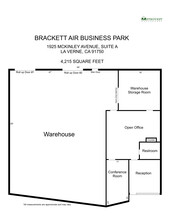 1925 McKinley Ave, La Verne, CA for lease Floor Plan- Image 1 of 2