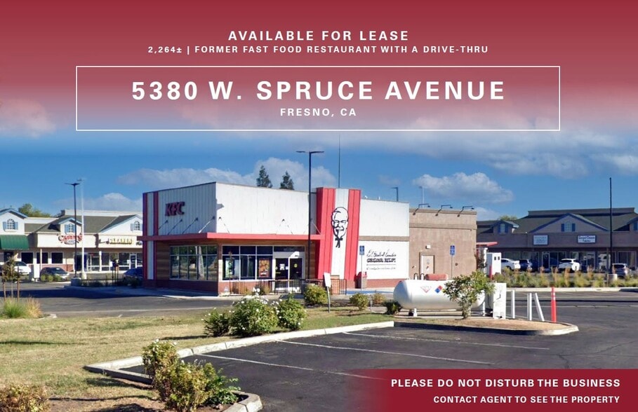 5380 W Spruce Ave, Fresno, CA for lease - Building Photo - Image 1 of 2