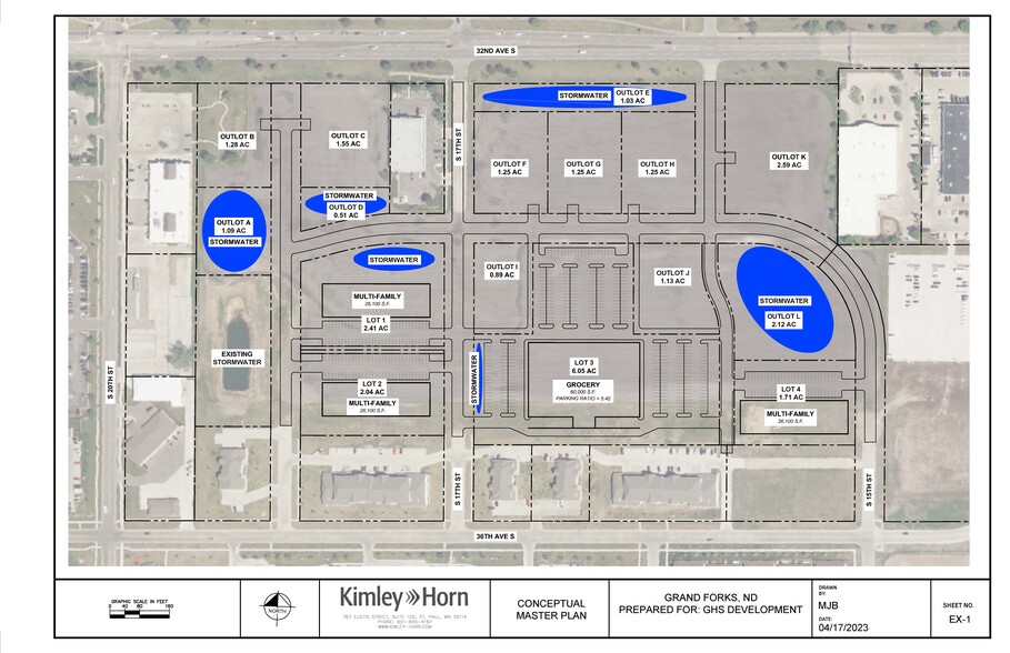 32nd, Grand Forks, ND for lease - Site Plan - Image 1 of 2