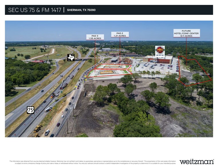 SE US 75 & FM 1417, Sherman, TX for sale - Primary Photo - Image 1 of 1