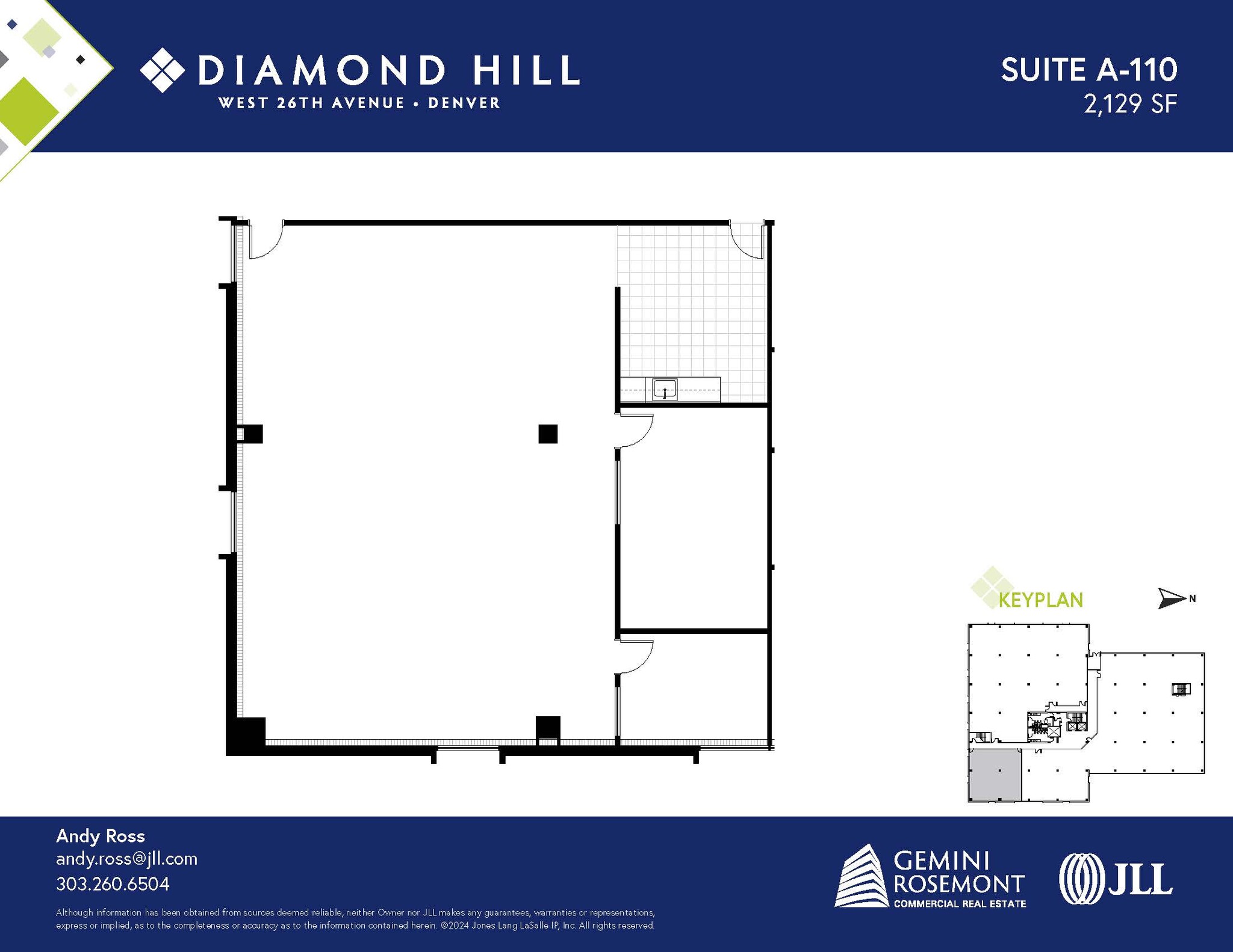 2490 W 26th Ave, Denver, CO for lease Floor Plan- Image 1 of 2