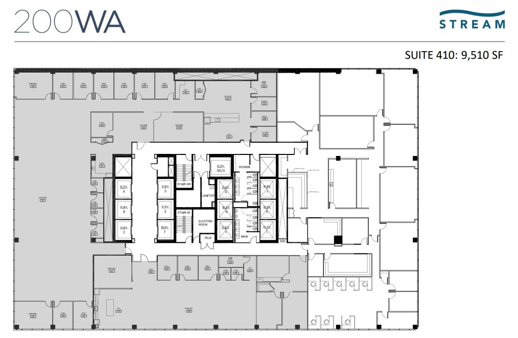 200 W Adams St, Chicago, IL for lease Floor Plan- Image 1 of 1