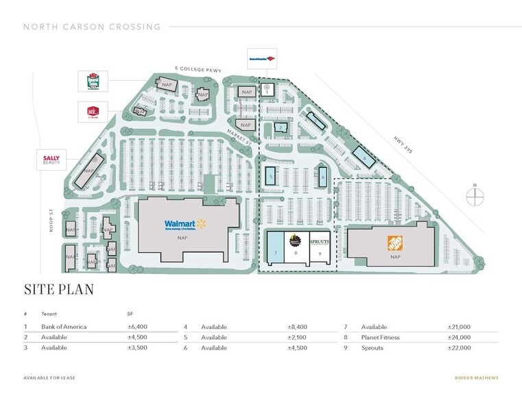 Office in Carson City, NV for lease - Aerial - Image 2 of 2