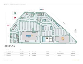 Carson City, NV - aerial  map view