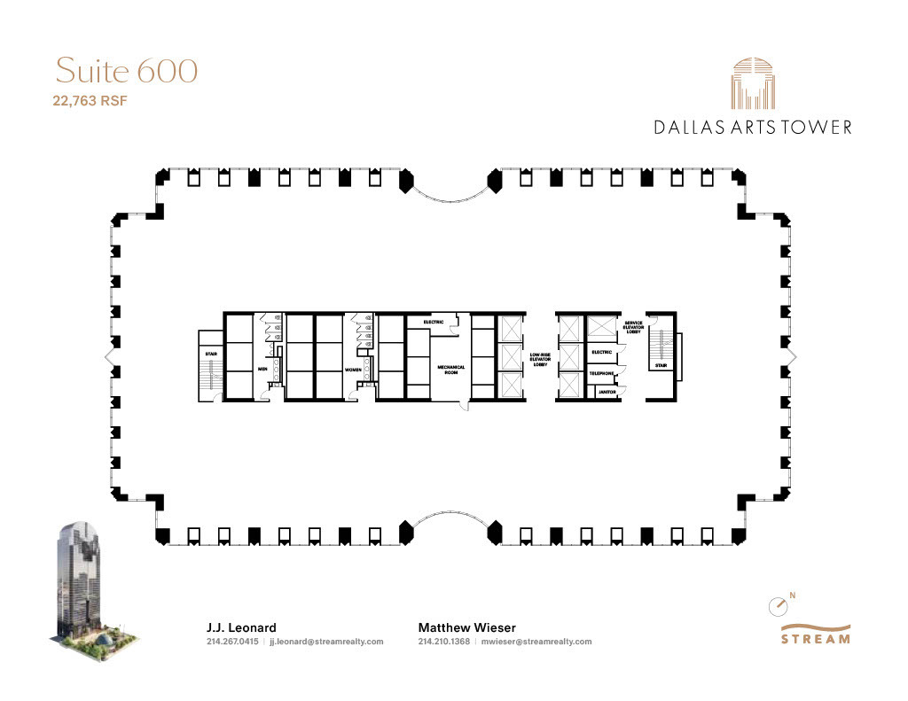 2200 Ross Ave, Dallas, TX for lease Floor Plan- Image 1 of 1