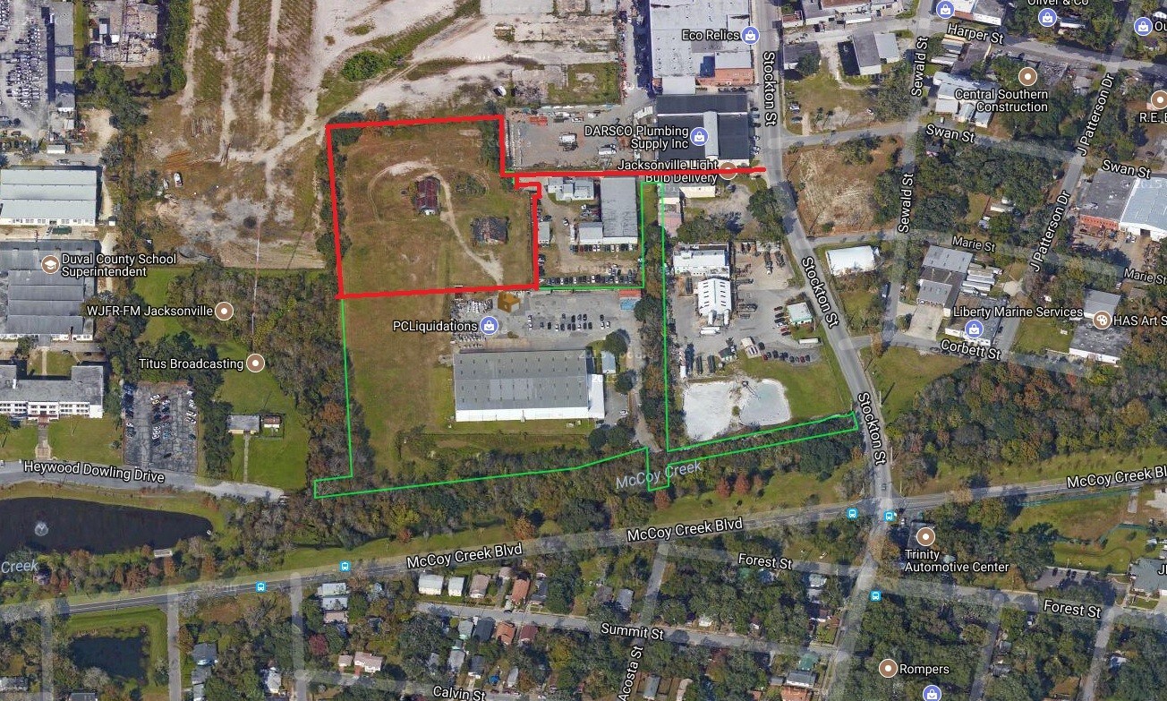 140 Stockton St, Jacksonville, FL, 32204 Industrial Land For Lease