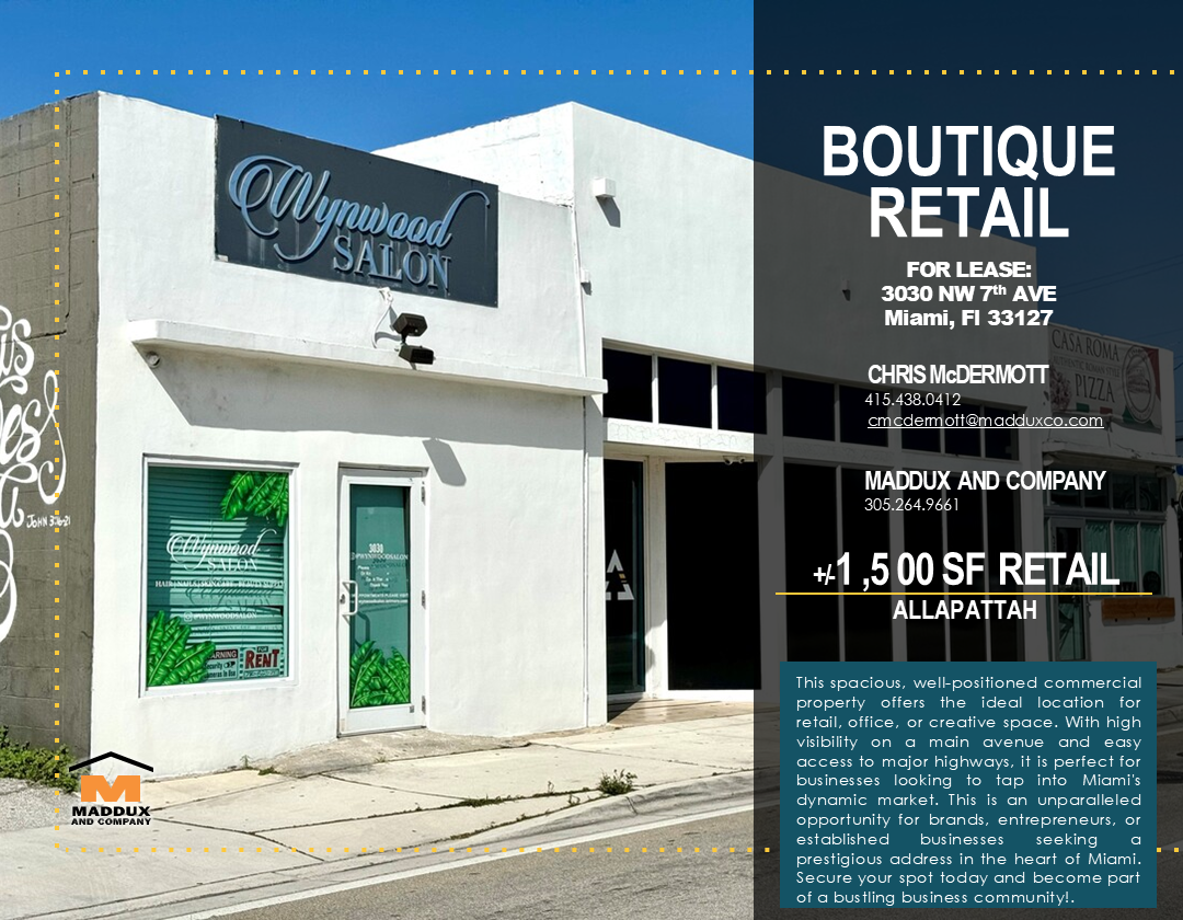 3030-3036 NW 7th Ave, Miami, FL for lease Building Photo- Image 1 of 10