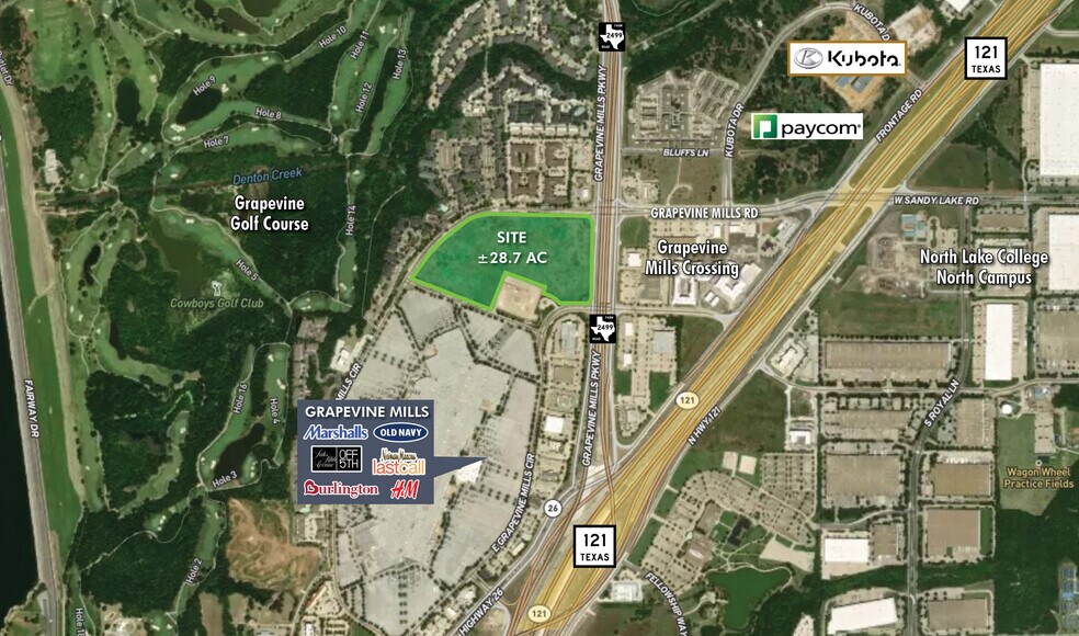 2800 Grapevine Mills Pky, Grapevine, TX for sale - Aerial - Image 1 of 1