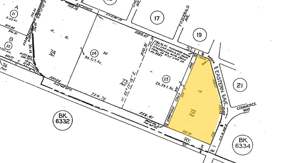 5500 Sheila St, Commerce, CA for sale - Plat Map - Image 1 of 1