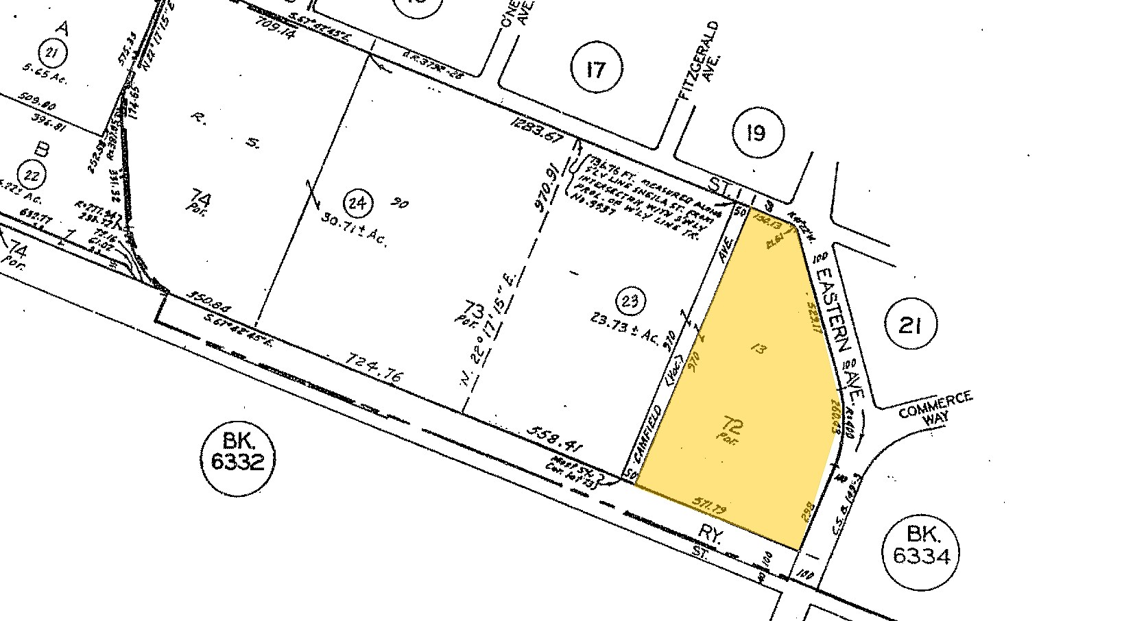 5500 Sheila St, Commerce, CA for sale Plat Map- Image 1 of 1